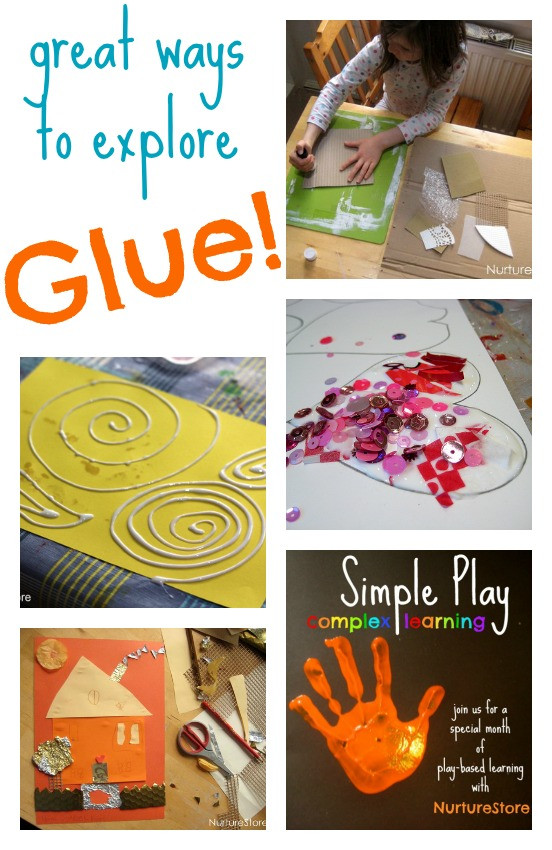 Art Projects For Little Kids
 Things to do with glue Simple Play NurtureStore