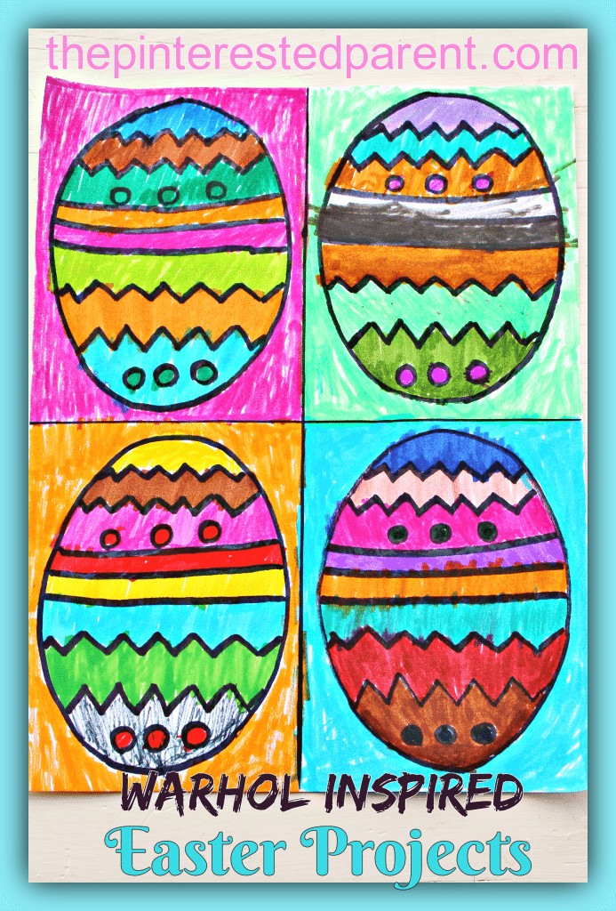 Art Projects For Little Kids
 Warhol Inspired Easter Art – The Pinterested Parent