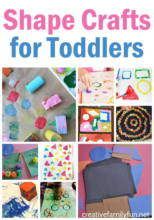 Arts And Craft Ideas For Toddlers
 Simple and Fun Shape Crafts for Toddlers