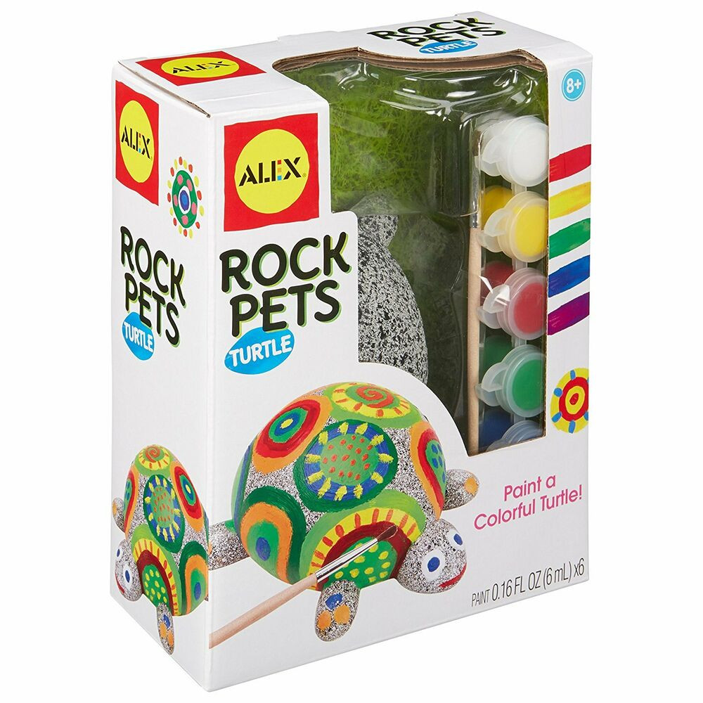 Arts And Crafts Toys For Kids
 ALEX Toys 666W Craft Rock Pets Turtle Coloring & Painting