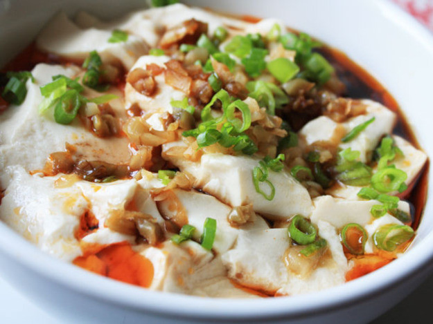 Asian Tofu Recipes
 Chichi s Chinese Silken Tofu with Chili Oil
