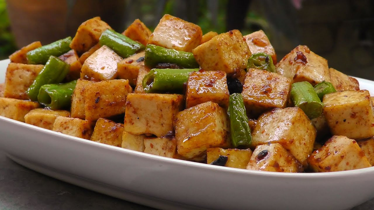 Asian Tofu Recipes
 Chinese Tofu in Black Bean Sauce Vegan Ve arian Recipe
