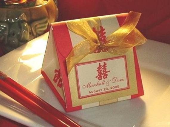 Asian Wedding Favors
 ASIAN CHINESE wedding origami favor boxes any by shadow