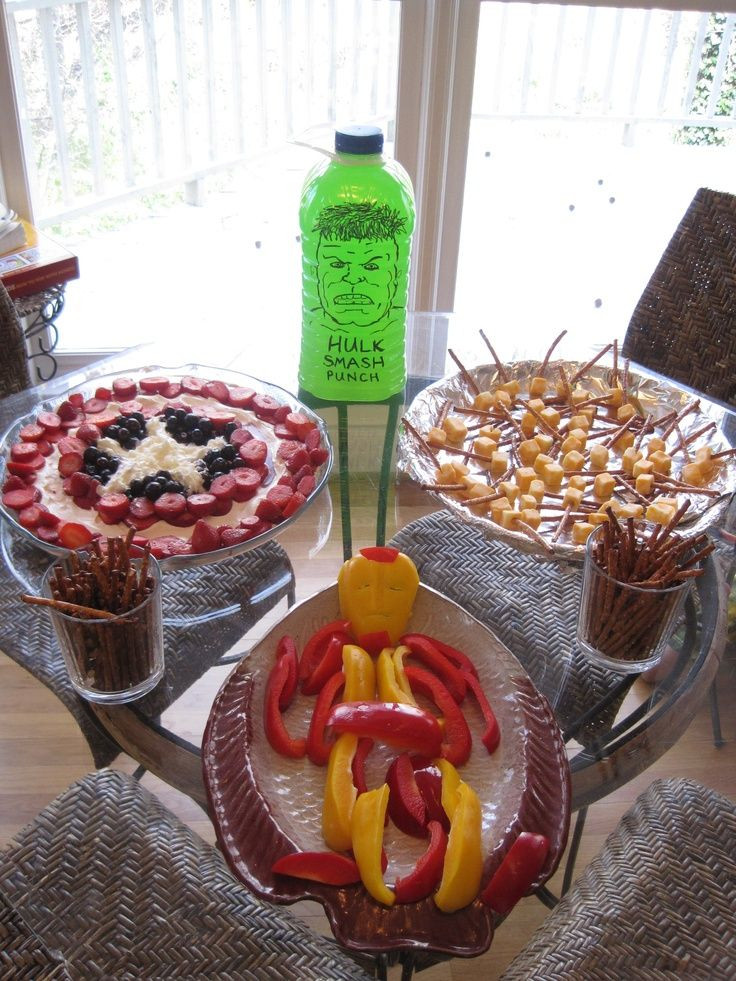 Avengers Party Food Ideas
 avengers Birthday Party Food Ideas