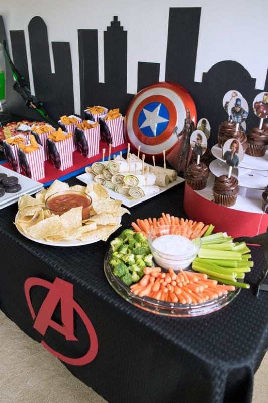 Avengers Party Food Ideas
 Avenger Party Ideas