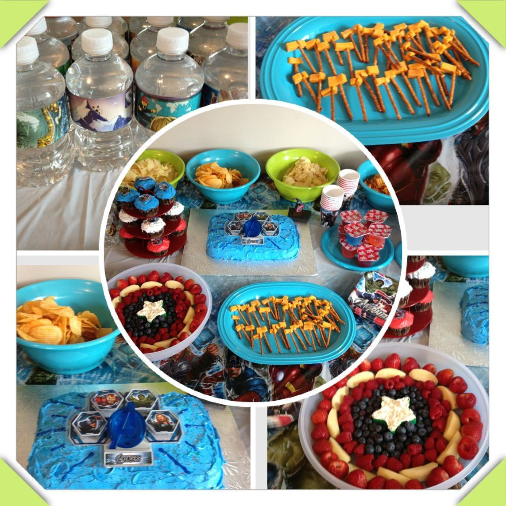 Avengers Party Food Ideas
 My son s Avengers birthday party