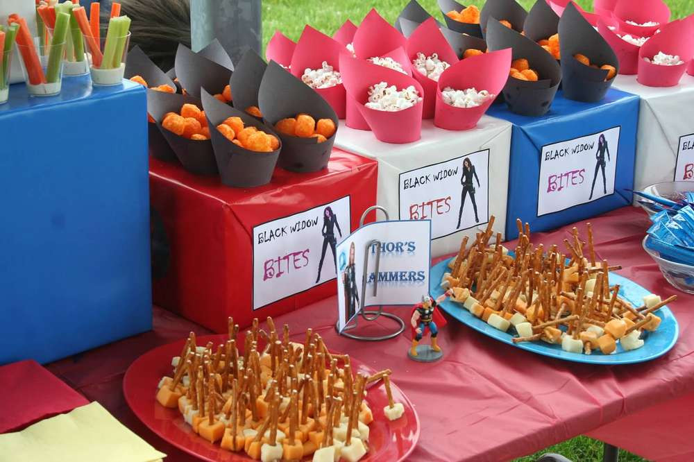 Avengers Party Food Ideas
 The Avengers Birthday Party Ideas 10 of 24
