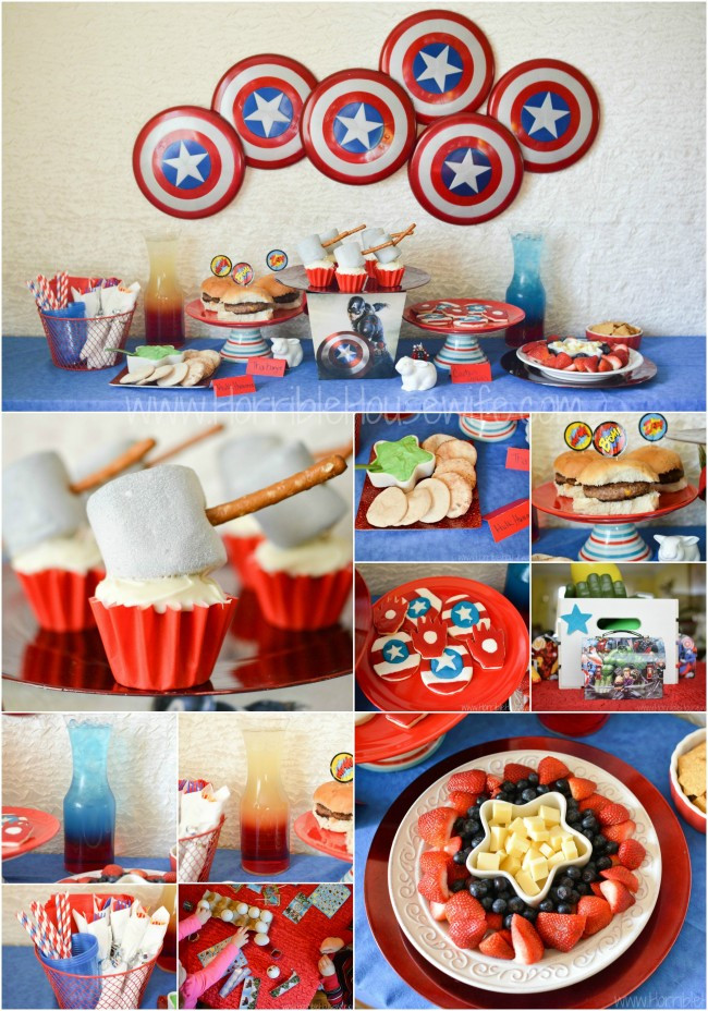 Avengers Party Food Ideas
 Marvel Avengers Easter Party Ideas