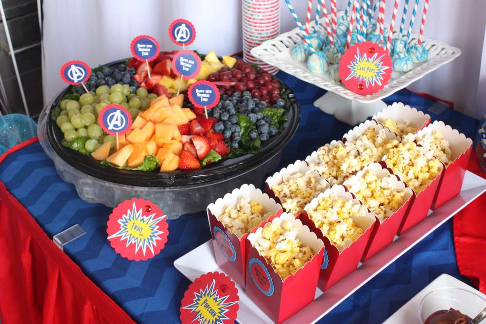Avengers Party Food Ideas
 ASSEMBLE Your Avengers Themed Birthday Party