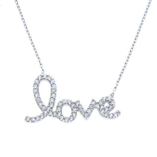 Average Necklace Length
 Sterling Silver and Cubic Zirconia Necklaces