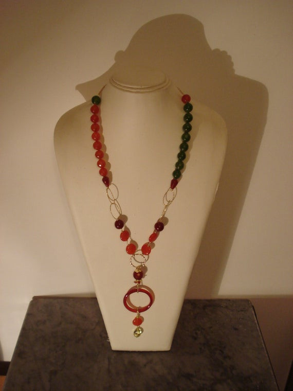 Average Necklace Length
 Items similar to average length with long necklace pendant