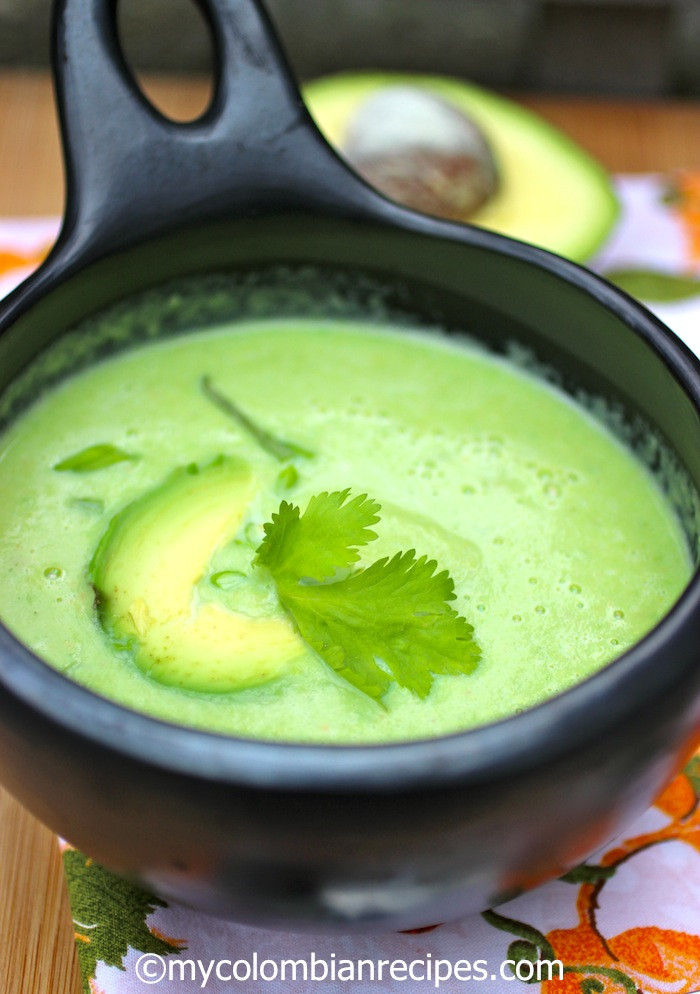 Avocado Soup Recipes
 Crema de Aguacate Colombian Creamy Avocado Soup