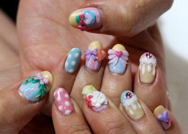 Awesome Nail Art
 Mighty Lists 15 creative nail designs