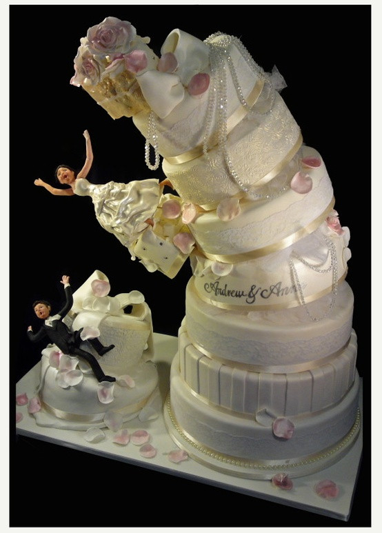 Awesome Wedding Cakes
 Forever Sweethearts Amazing Cake