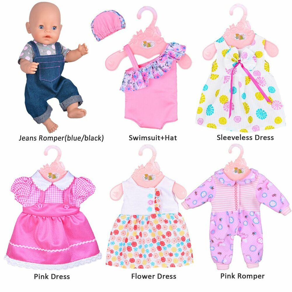 Baby Alive Fashion Set
 Ebuddy 6 Sets Doll Clothes Outfits for 14 to 16 Inch New