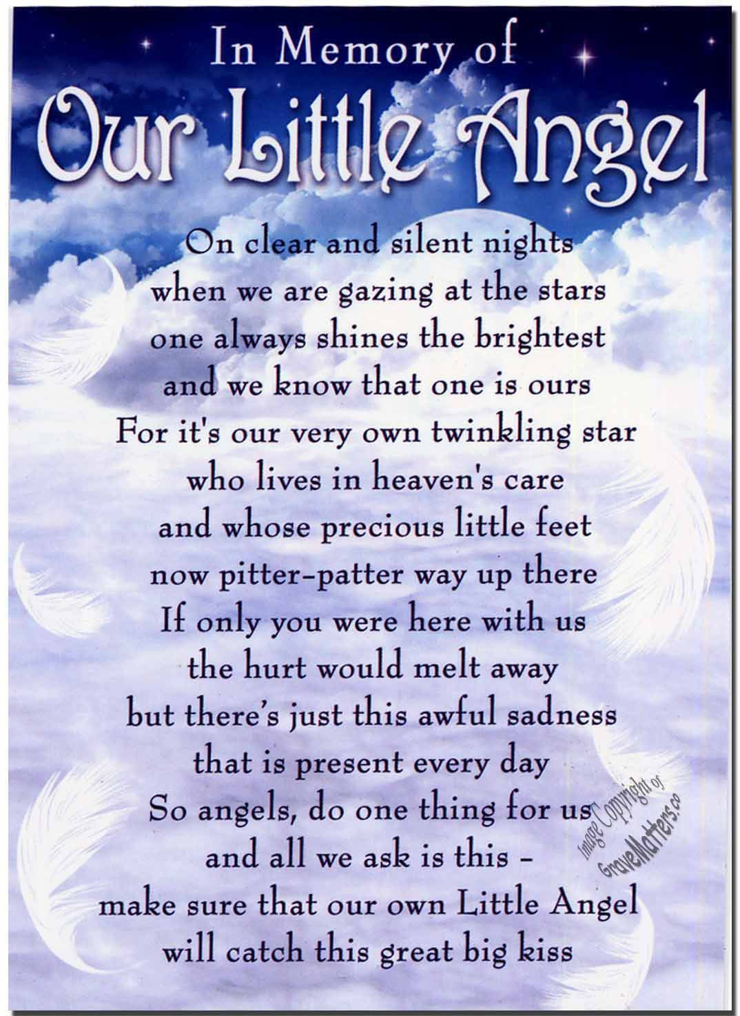 Baby Angel In Heaven Quotes
 My Little Angel Quotes QuotesGram