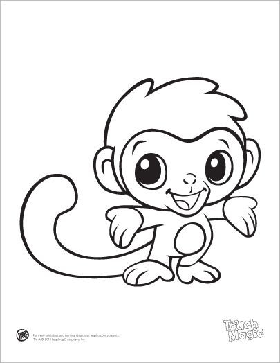 Baby Animal Coloring Pictures
 Cute and free Printablesfrom LeapFrog Baby Animal