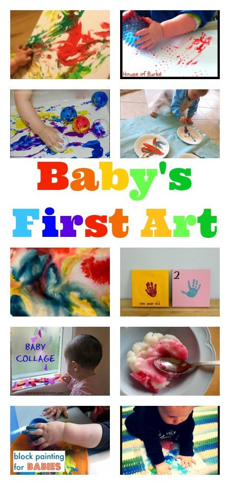 Baby Arts And Crafts
 Brilliant ideas for baby first art