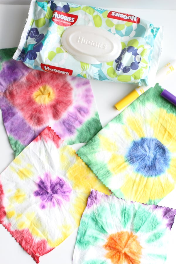 Baby Arts And Crafts
 Easy Tie Dye Art with Baby Wipes I Can Teach My Child