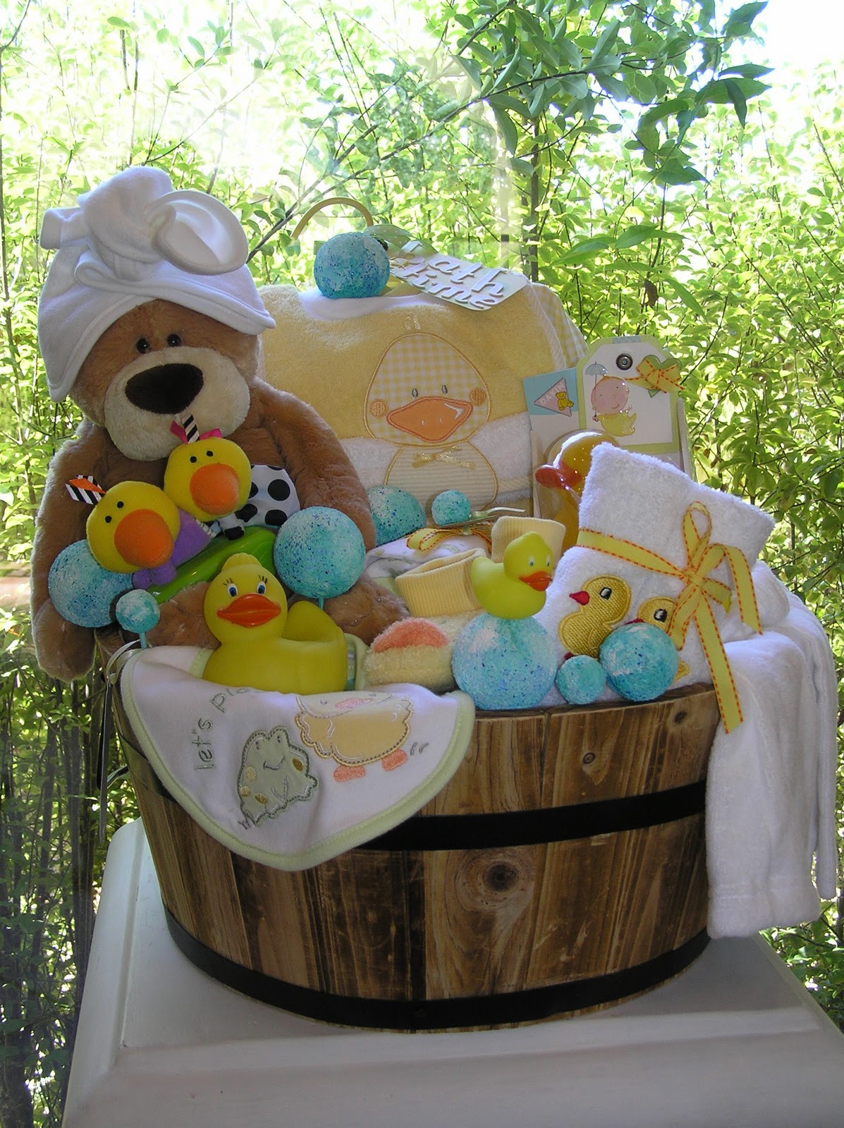 Baby Bath Gift Ideas
 White Horse Relics Unique Themed Baby Gift Baskets