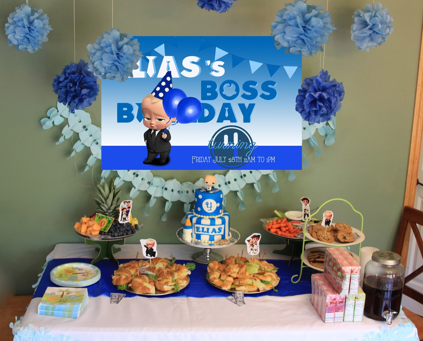 Baby Birthday Party Favors
 I Do A Dime Boss Baby Party