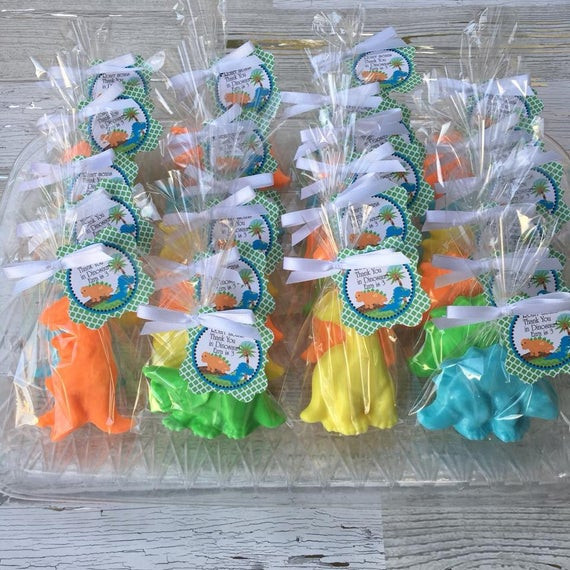 Baby Birthday Party Favors
 75 DINOSAUR SOAPS Favors Dinosaur Party Birthday Party
