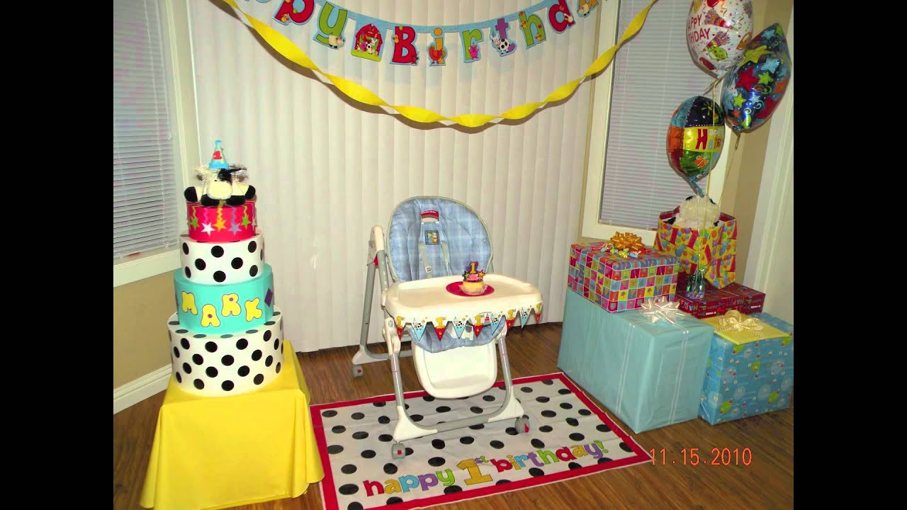 Baby Birthday Party Favors
 Baby birthday party decoration ideas