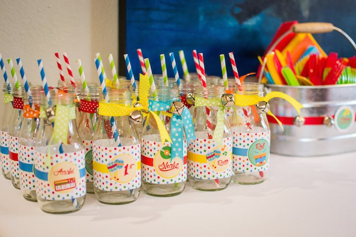 Baby Birthday Party Favors
 Kara s Party Ideas Baby Jam Musical Themed 1st Birthday Party