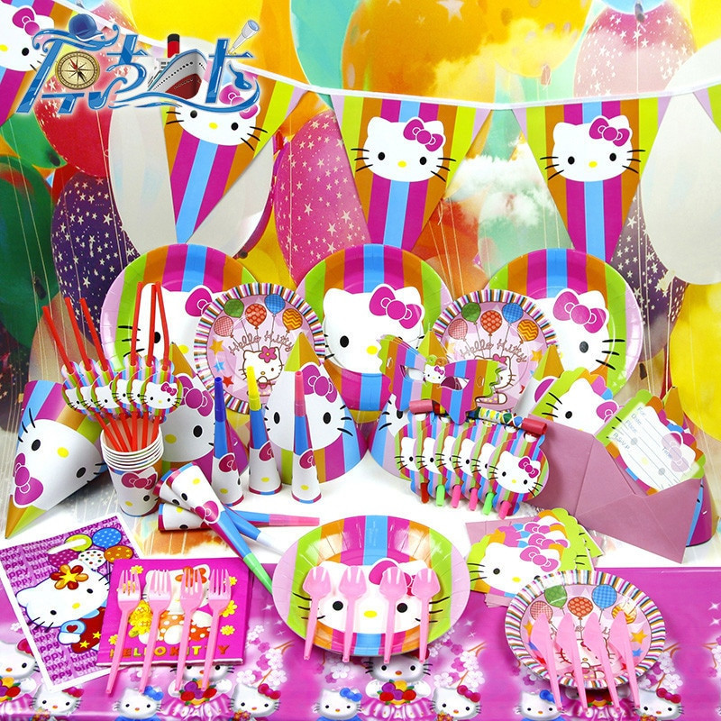 Baby Birthday Party Supplies
 78pcs Kids Birthday Party Decoration Set Birthday Hello