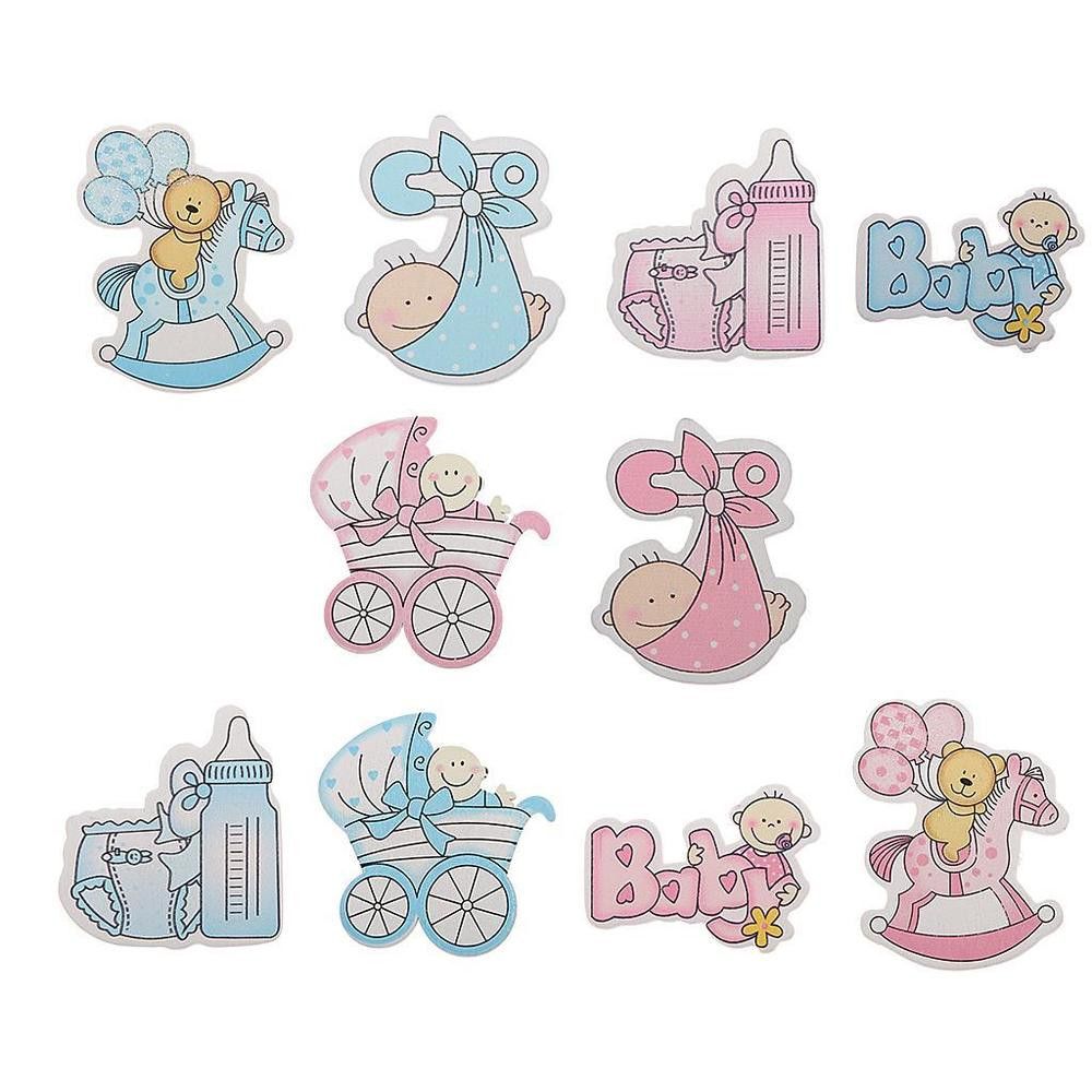 Baby Boy Craft
 10pcs Wooden Its a Boy Girl Themed Card Making