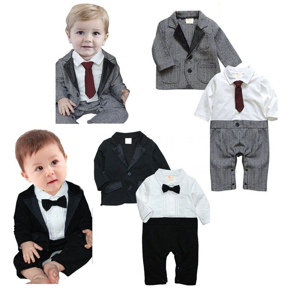 Baby Boys Party Clothes
 Baby Boy Wedding Christening Tuxedo Formal Party Outfits
