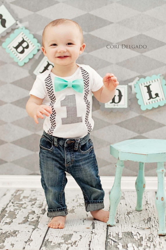 Baby Boys Party Clothes
 Custom e Year Old Baby Boys First Birthday Outfit Baby