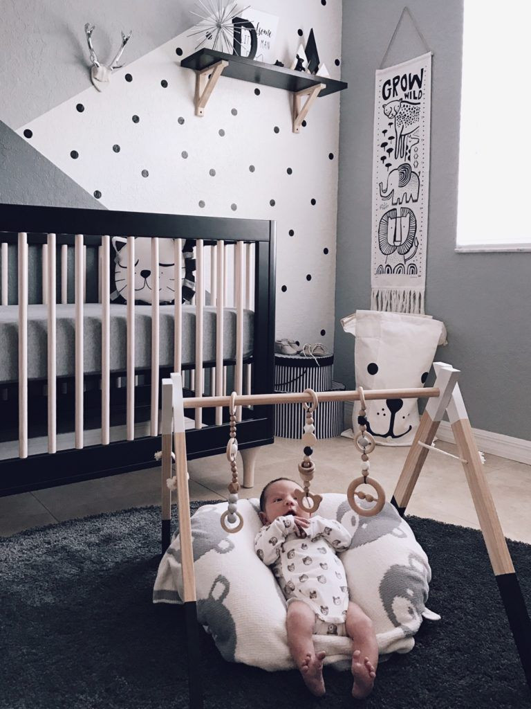 Baby Boys Room Decor
 Monochrome Zoo Nursery in 2019 Nursery Decor