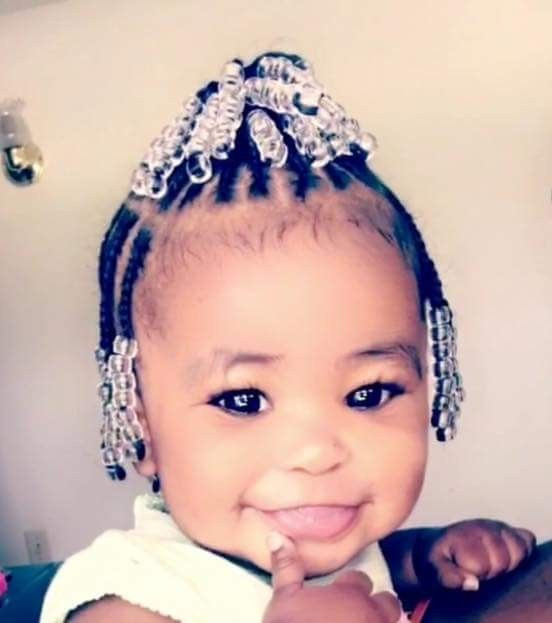 Baby Braids Hairstyle
 Toddler Braided Hairstyles with Beads