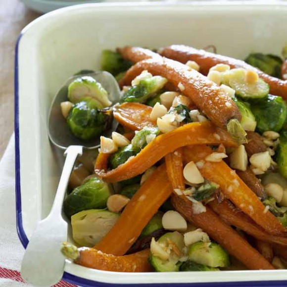 Baby Brussel Sprouts Recipes
 Warm salad of honeyed baby carrots brussel sprouts and