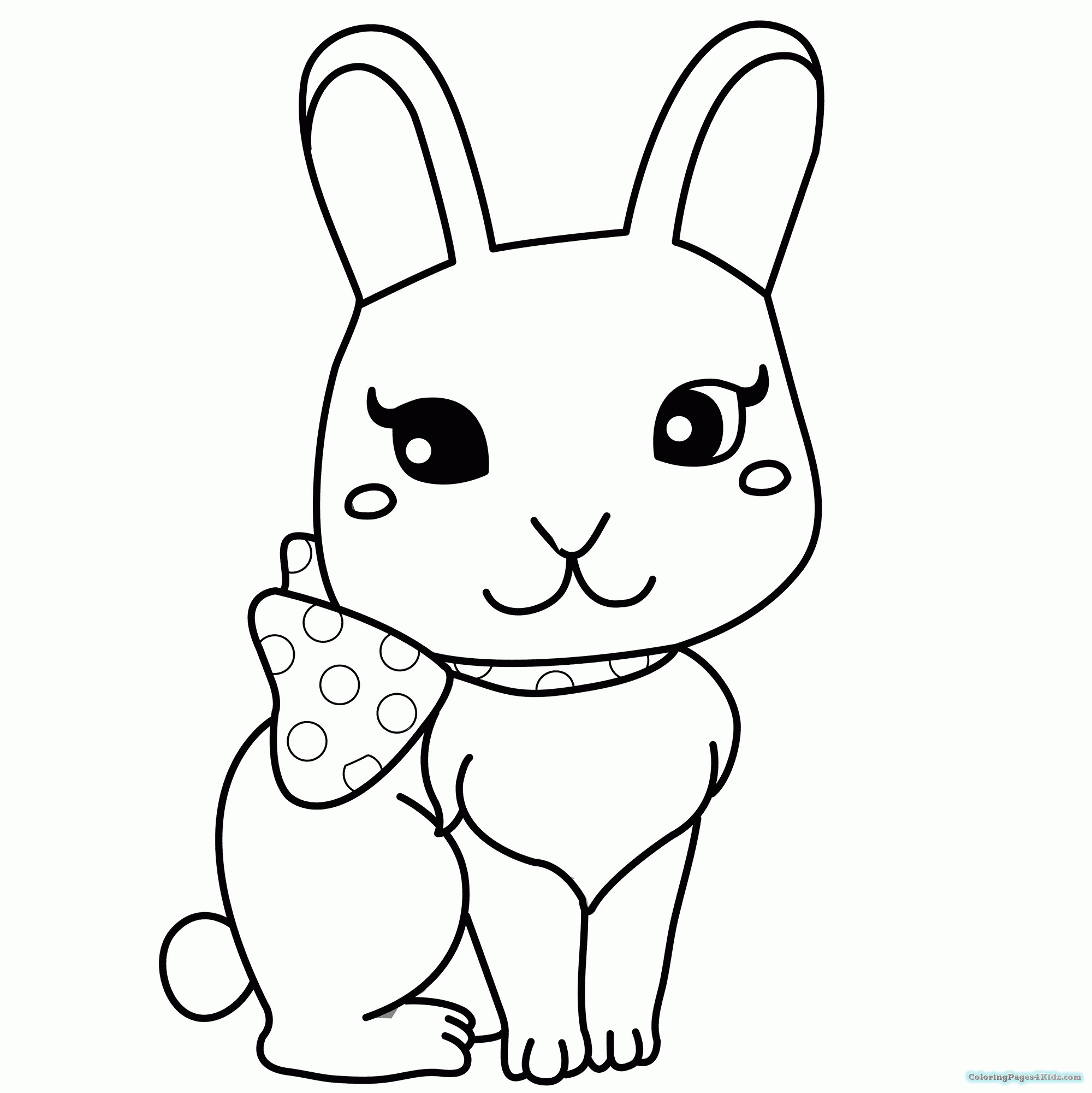 Baby Bunny Coloring Page
 Cute Coloring Pages Baby Bunnies