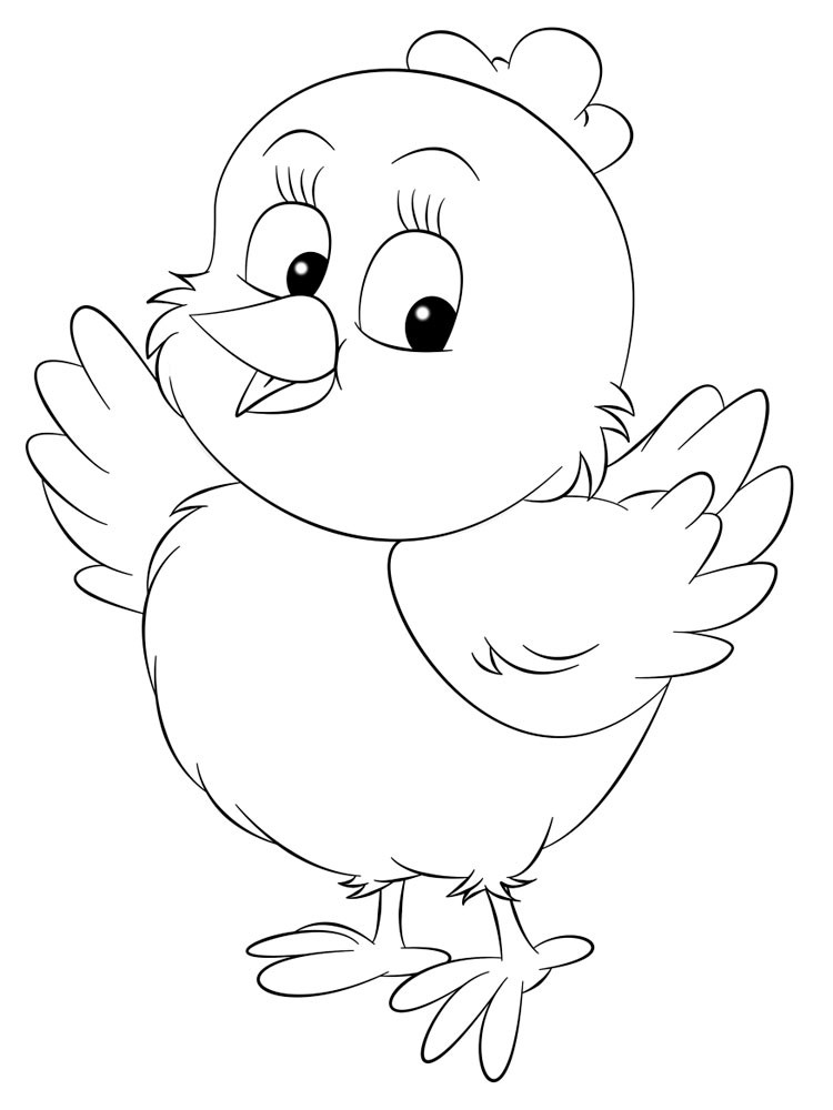 Baby Chicks Coloring Pages
 Baby Chick coloring pages Download and print Baby Chick