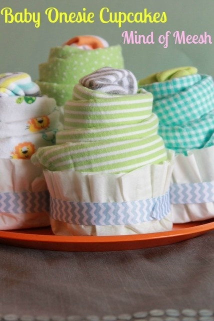Baby Clothes Cupcakes
 DIY Baby esie Cupcakes Modern Mom Life