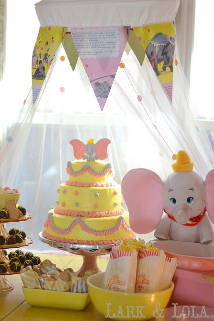 Baby Disney Party Supplies
 Dumbo themed birthday party