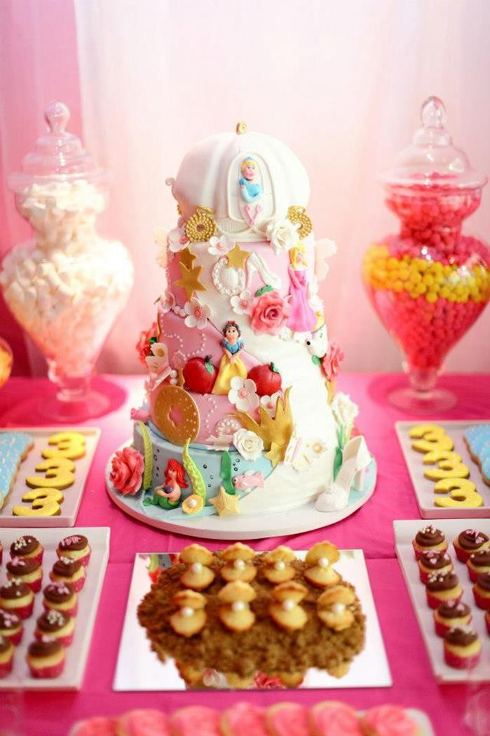 Baby Disney Party Supplies
 Pink Fairytale Princess Party Baby Shower Ideas Themes