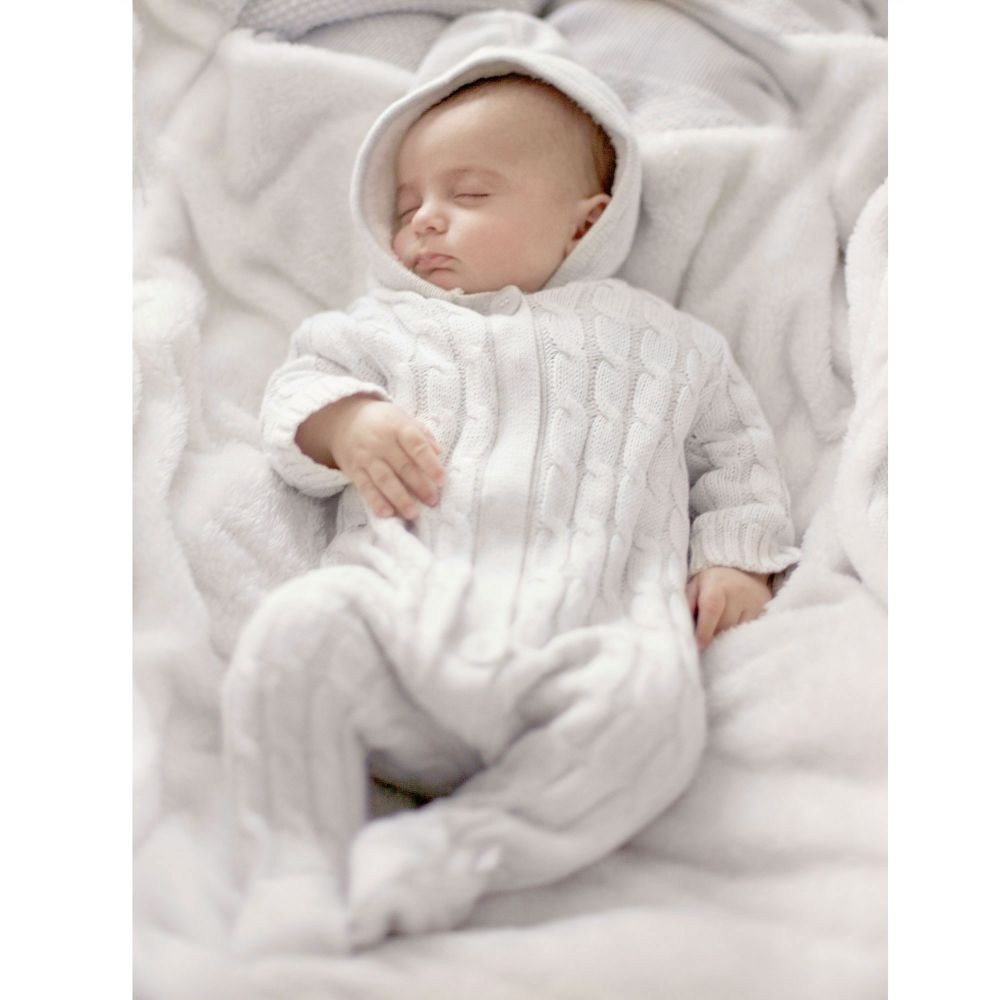 Baby Fashion Tailor
 The Little Tailor Knitted Baby Pramsuit