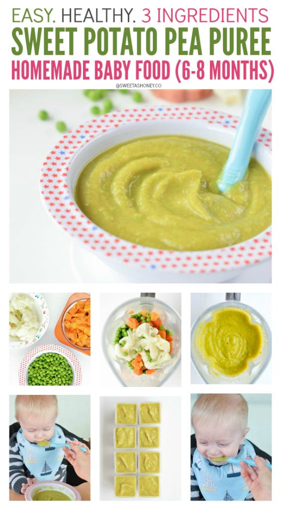 Baby Food Peas Recipe
 Sweet Potato Puree with Pea and Cauliflower