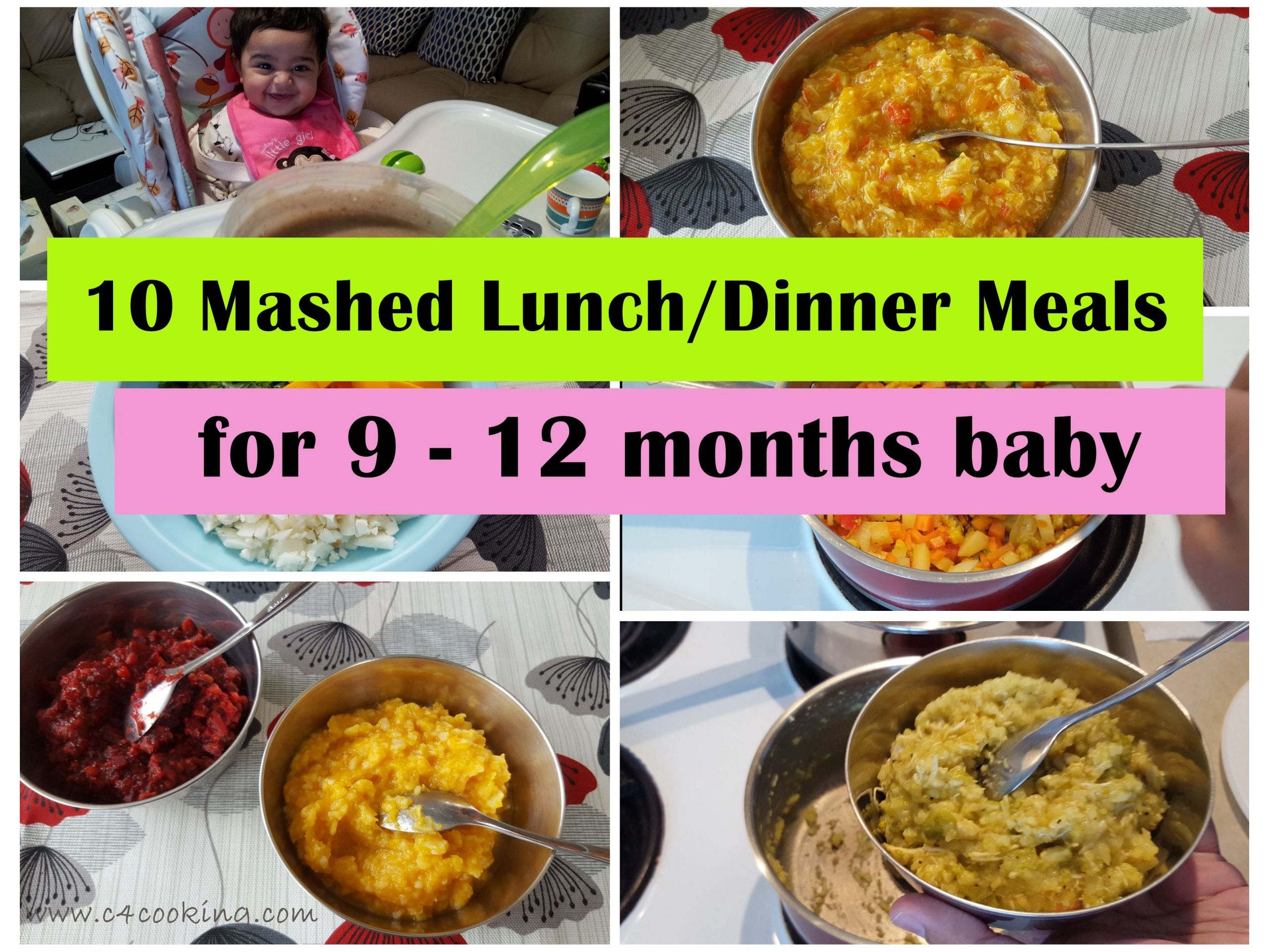 Baby Food Recipes 9 Month Old
 10 Mashed Meals for 9 12 months baby