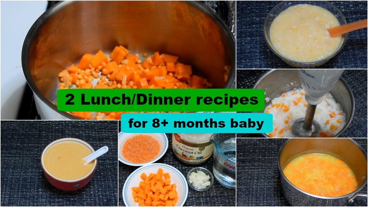 Baby Food Recipes 9 Month Old
 2 Lunch Dinner Recipes for 8 months Baby l Healthy Baby
