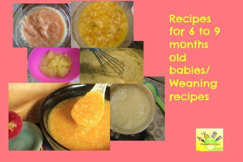 Baby Food Recipes 9 Month Old
 Baby Food Recipes 6 to 9 months old Wholesome Baby Food