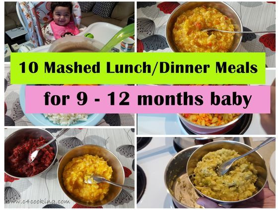 Baby Food Recipes 9 Months Old
 10 Mashed Meals for 9 12 months baby