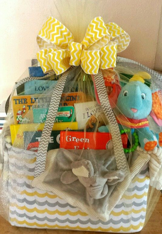 Baby Gift Basket Idea
 Baby s First Library Basket Gift