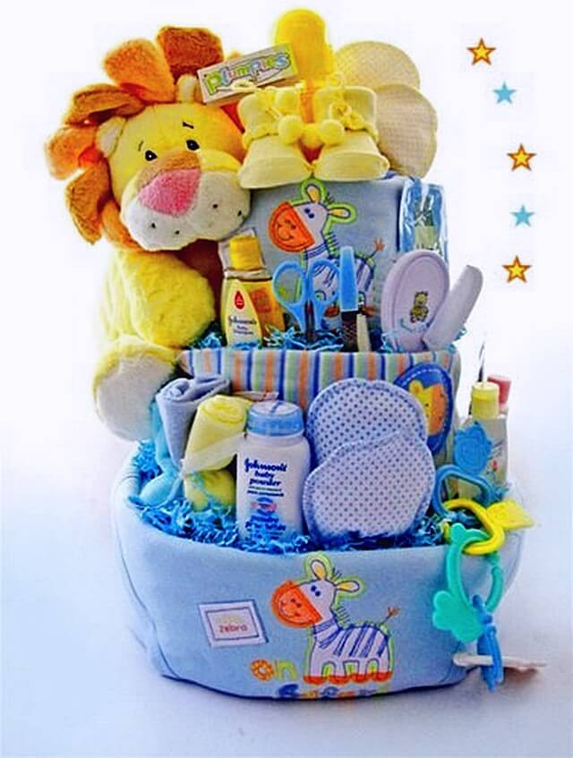 Baby Gift Basket Idea
 Ideas to Make Baby Shower Gift Basket