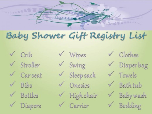 Baby Gift Registries
 What Should I Put on My Baby Registry