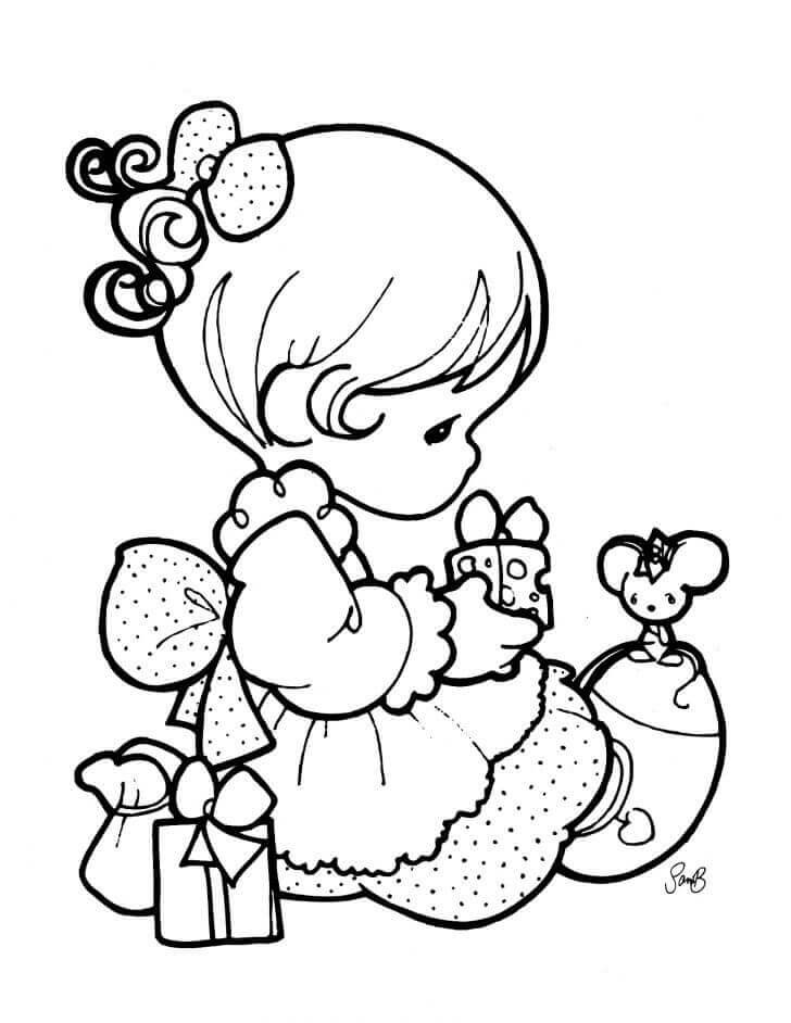 Baby Girl Coloring Pages
 Cute And Latest Baby Coloring Pages